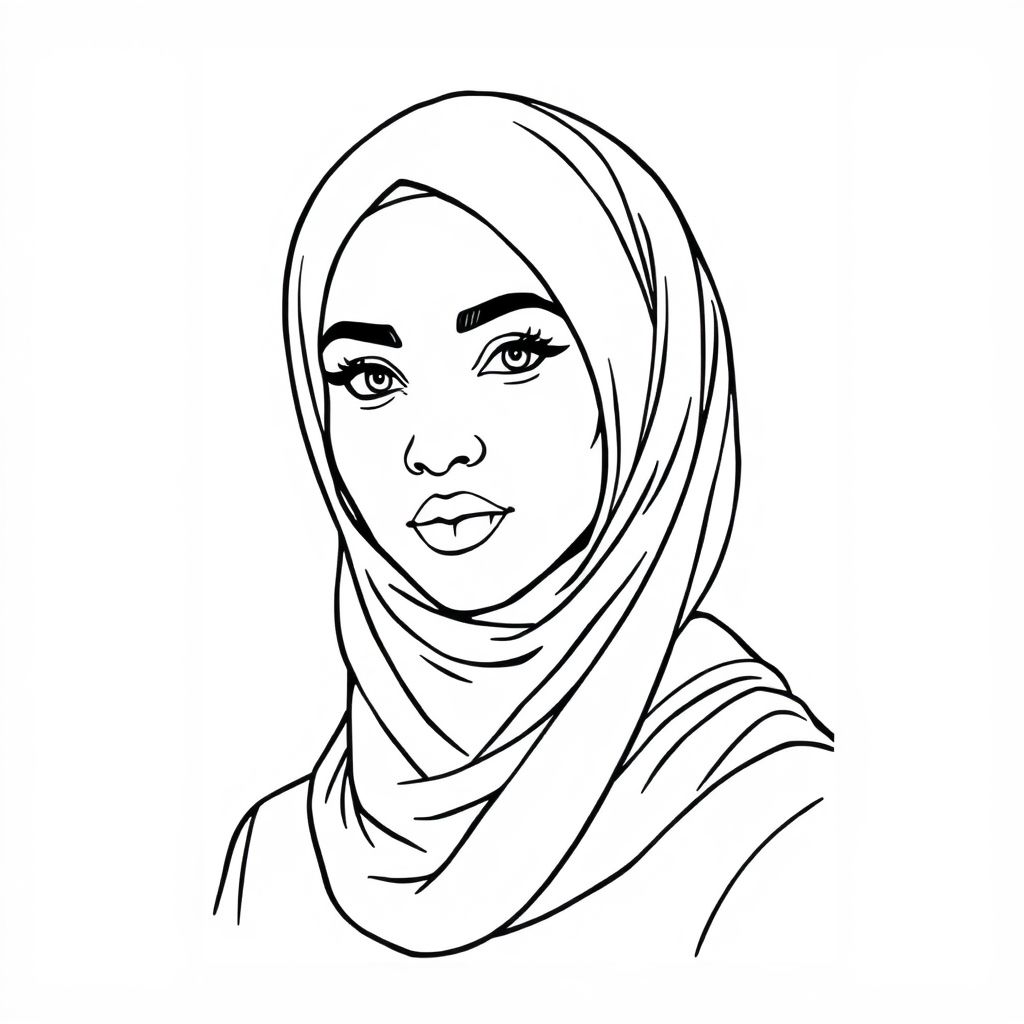 Bóng đá nữ Headshot EYGPT Hijab
