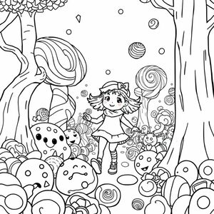 A curious little girl gets lost in a world full of sweets and cookies. She must overcome the challenges of the candy gods to find her way home.