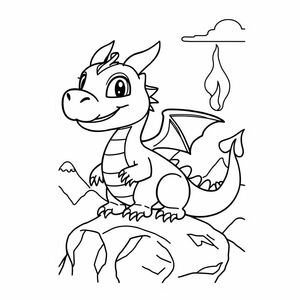 A small but brave dragon embarks on a journey in search of magical flames to protect his village from the bad guys