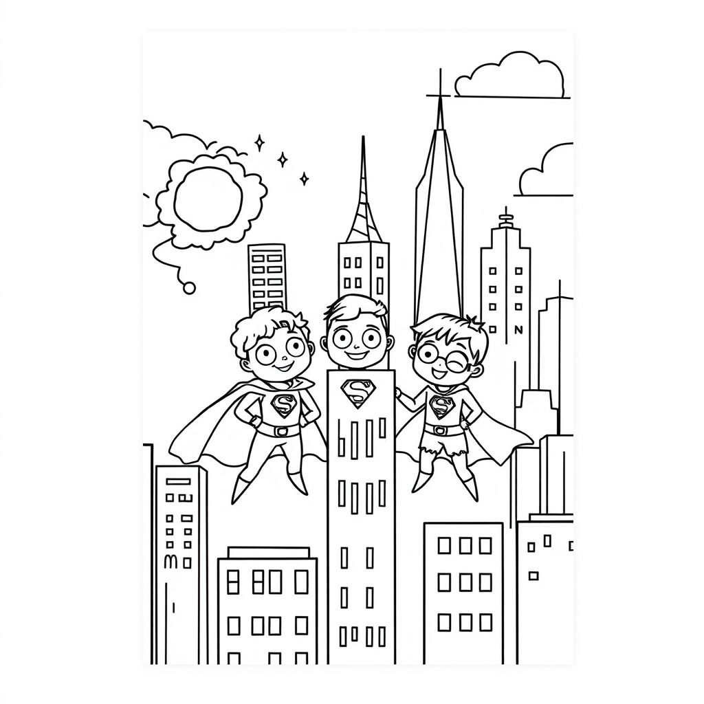 A group of little friends with superpowers work together to protect the city from funny and adorable troubles.