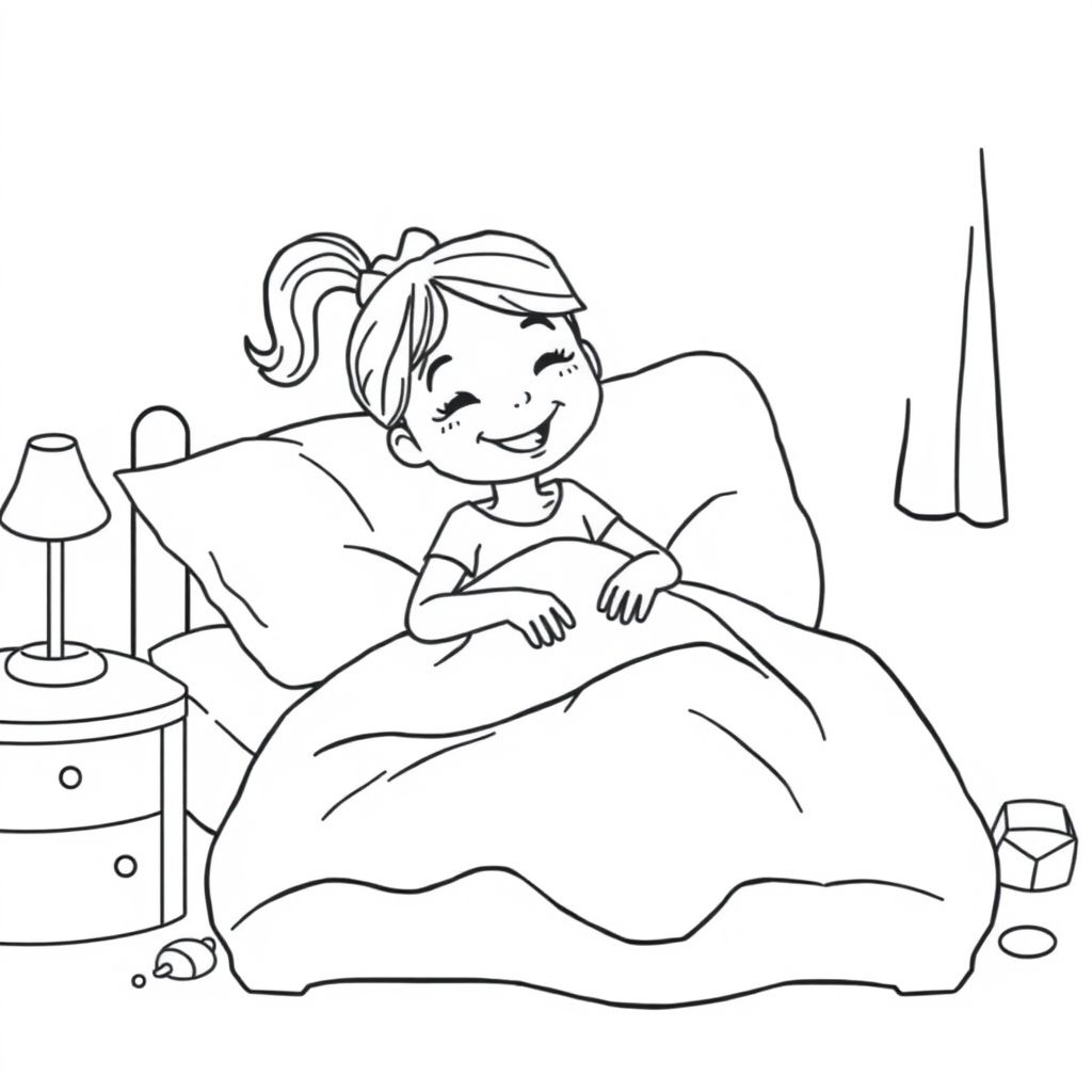 1girl on bed