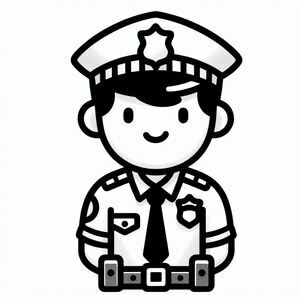 Portrait of a policeman