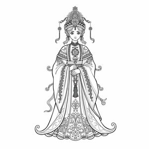 Sophisticated, mysterious, sophisticated concubine costumes