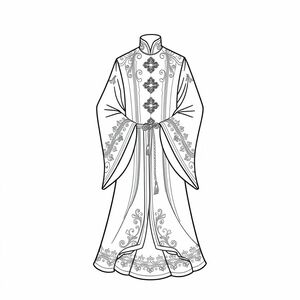 Exquisite antique luxury costumes