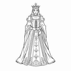 Tudor noble luxury costume