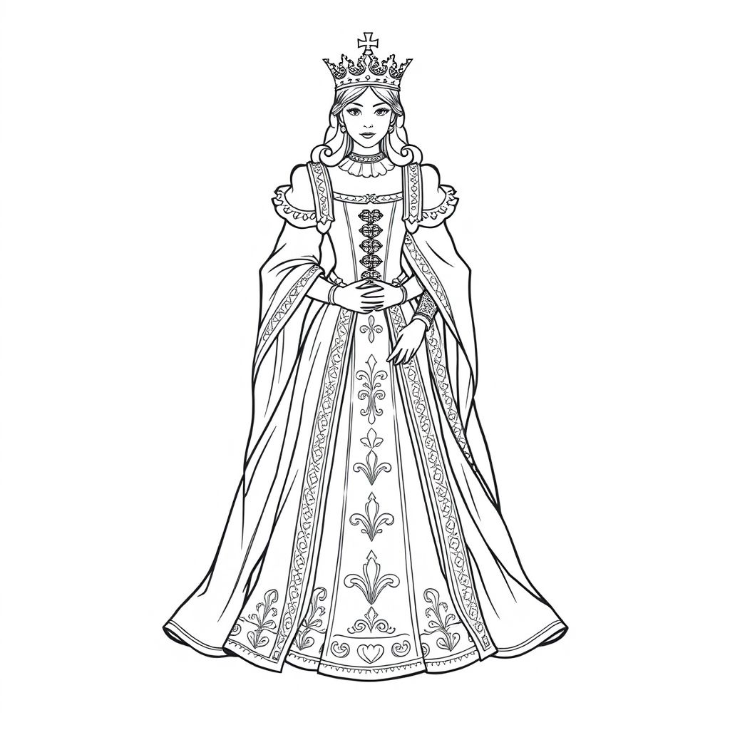 Tudor noble luxury costume