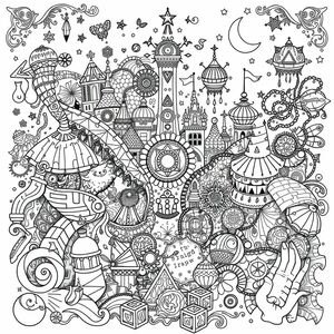 Elaborate creation, many details, many combinations, many mysterious secrets