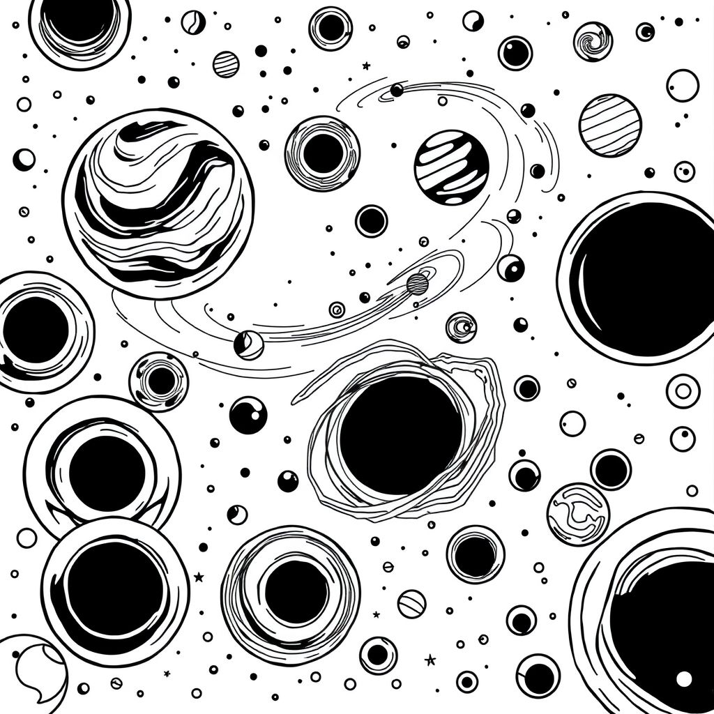 Multi-planet universe Milky Way black hole in many details