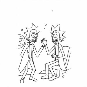 Rick và morty ngoài vũ trụ