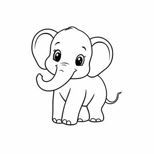 Cute elephant 