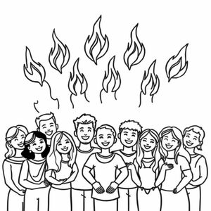 penetecost sunday tongues of fire 