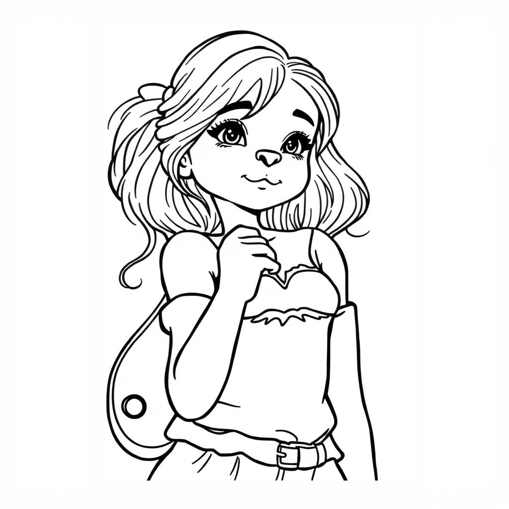 A girl showing his pussy