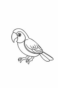 Make simple black and white sketch drawing like a colorful page. Animals, tools, fruits and vegetables