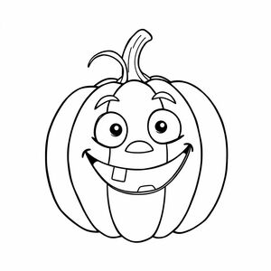 A silly pumpkin
