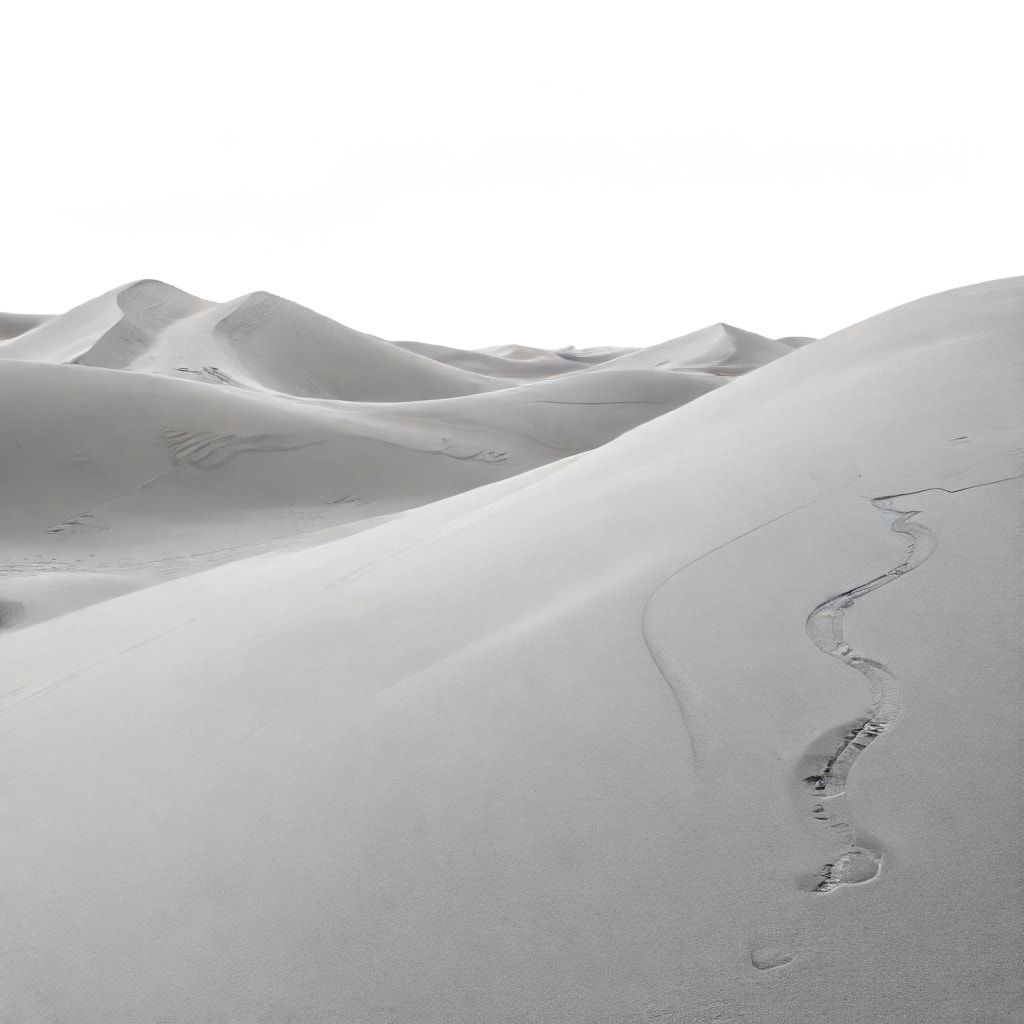 Sahara desert sand dunes