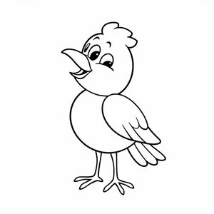 generate colouring items bird, mago, apple,car monkey,ice cream. the items should be per page