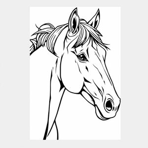 very realistic horse
