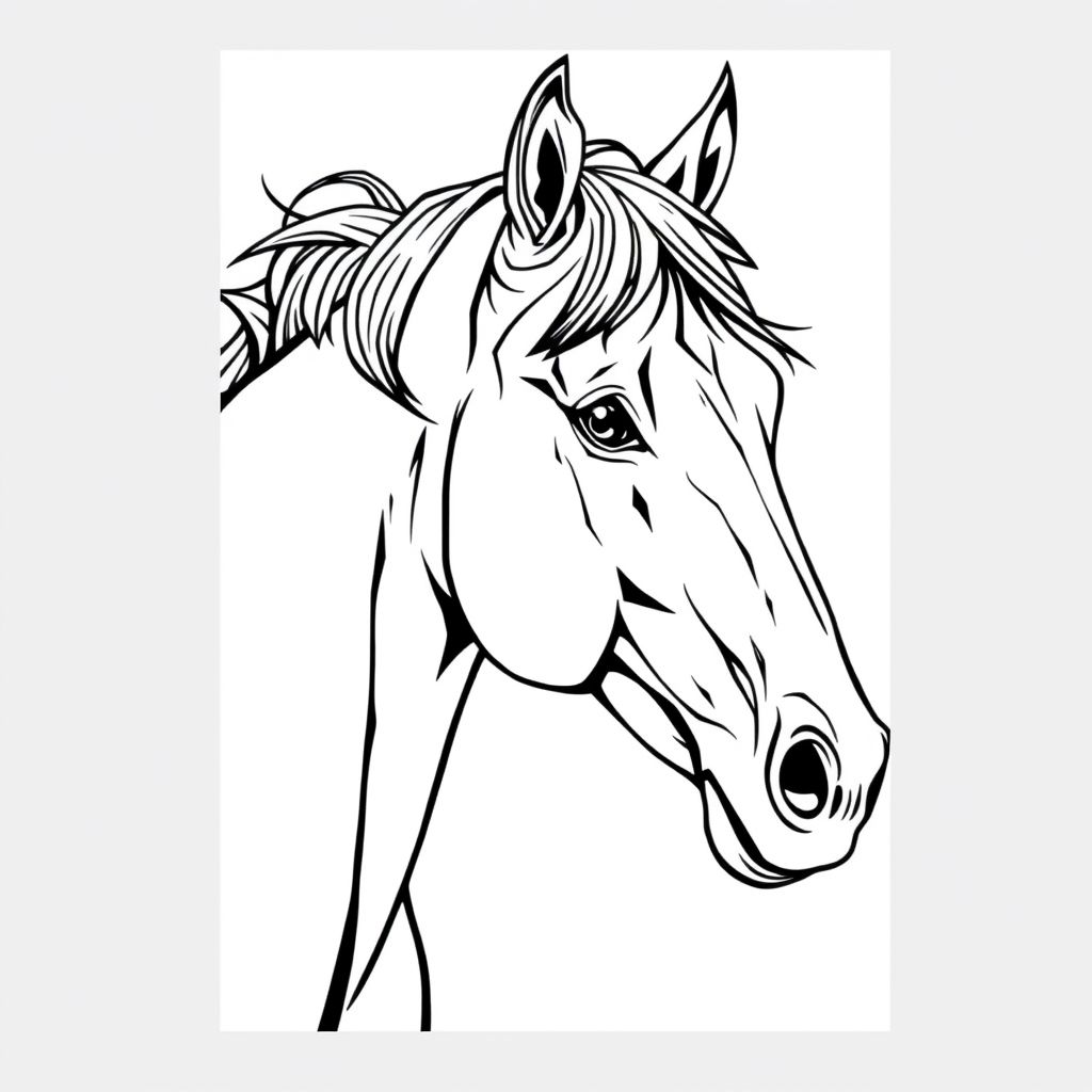 very realistic horse
