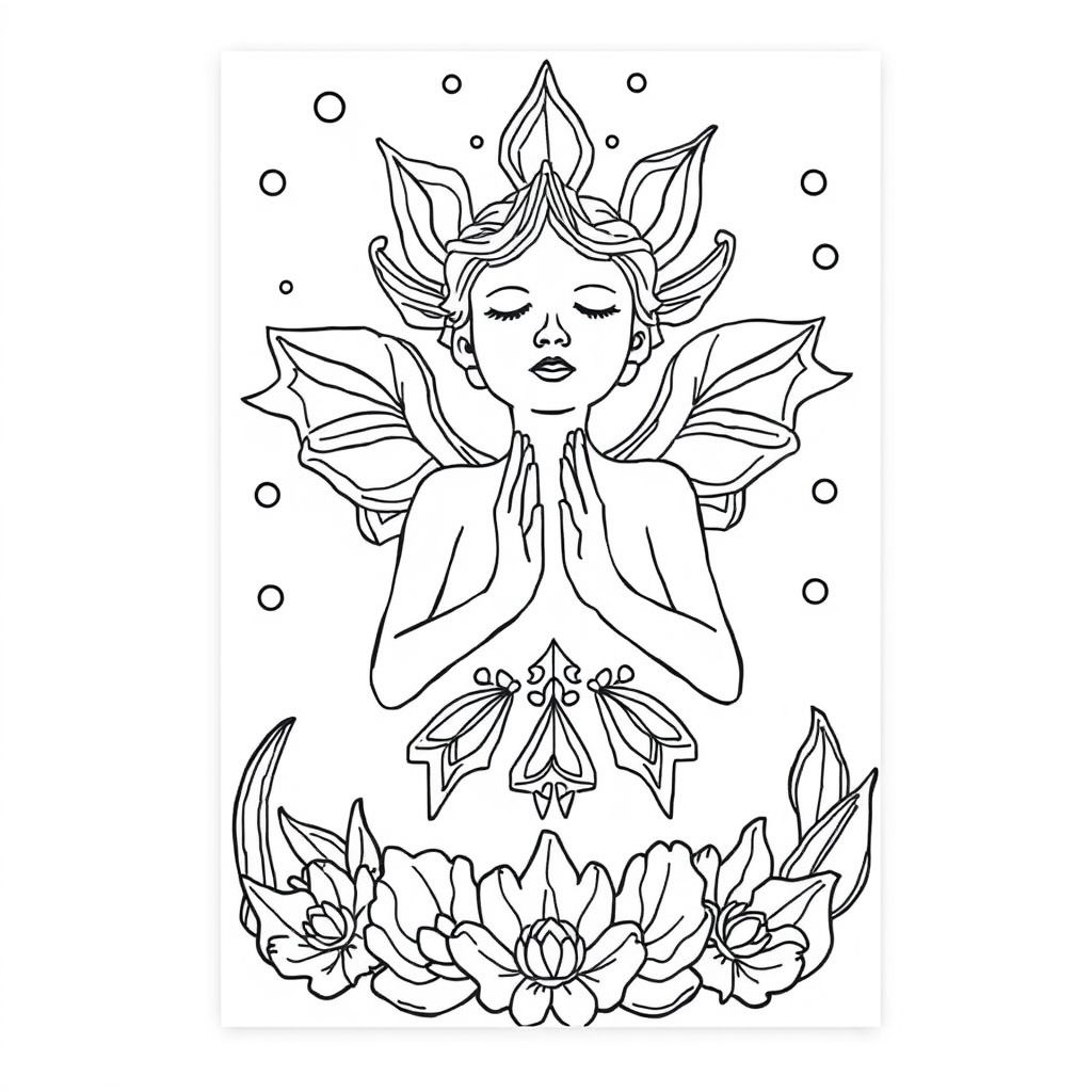 Take a deep breath. Let your creativity flow as you color.