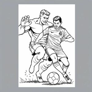 ronaldo playing football with hulk
