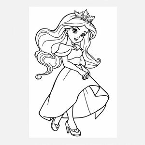 princess beautiful wearing shoes 