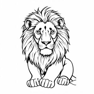 Very realistic Lion