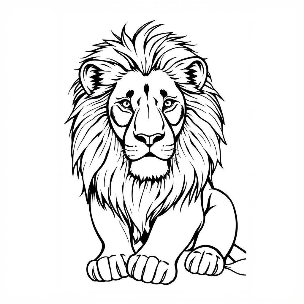 Very realistic Lion