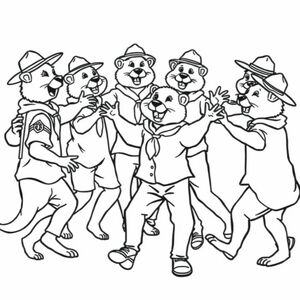 beaver scouts dancing