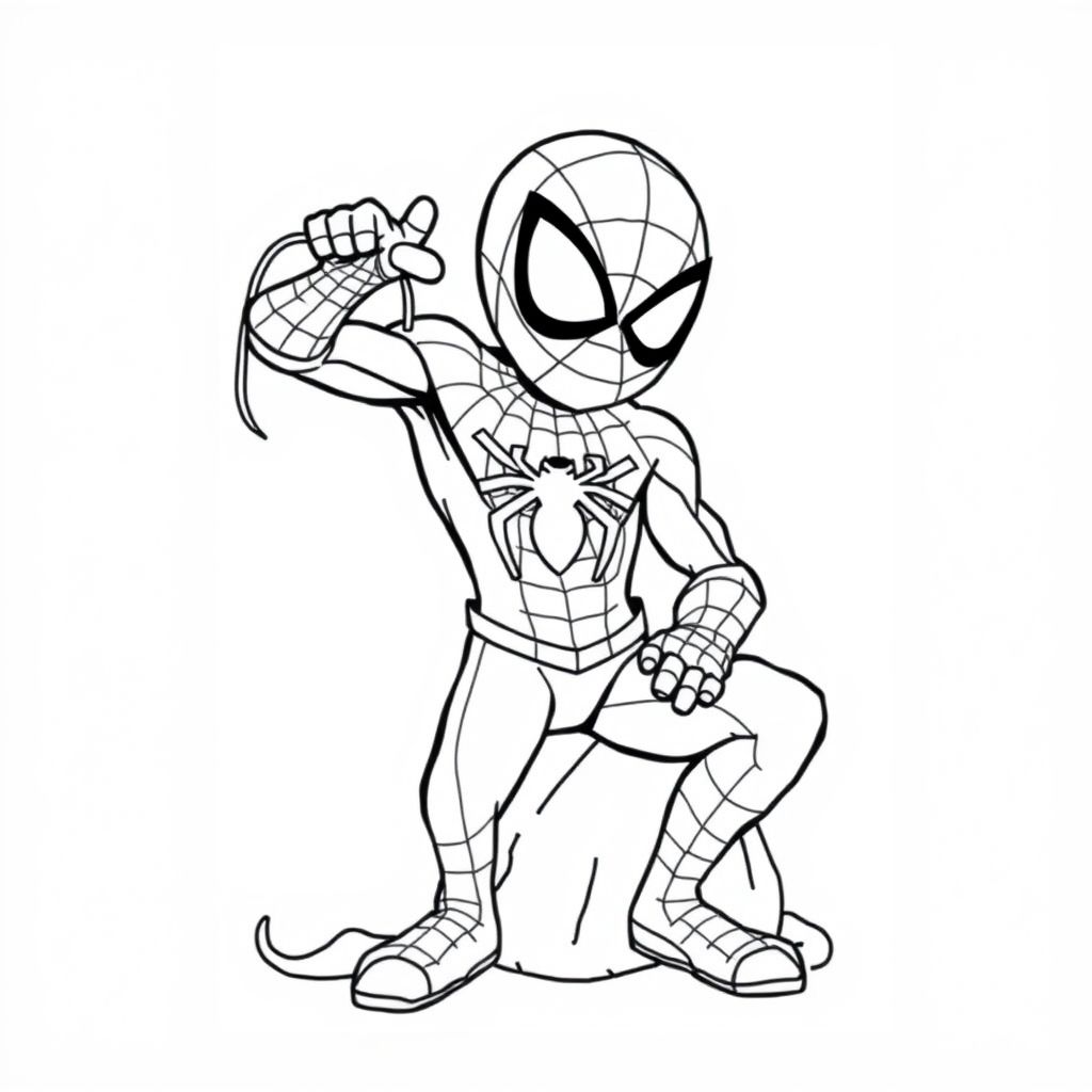 spiderman pooping