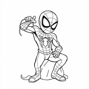 spiderman pooping