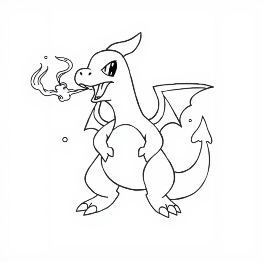 division color by number charizard burping smoke
