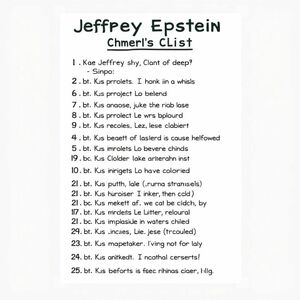 Jeffrey Epstein's client list