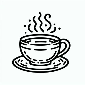 A cup of coffee with steam coming out of it 4