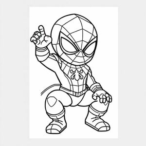 a baby spiderman