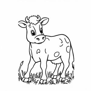 A perfect coloring page about farm animals
