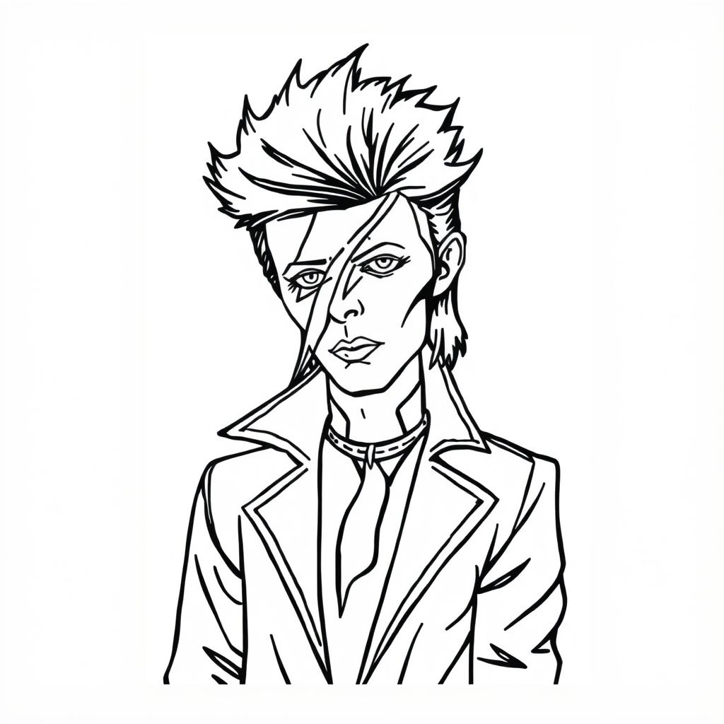 David Bowie trong vai Ziggy Stardust