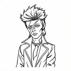 David Bowie trong vai Ziggy Stardust
