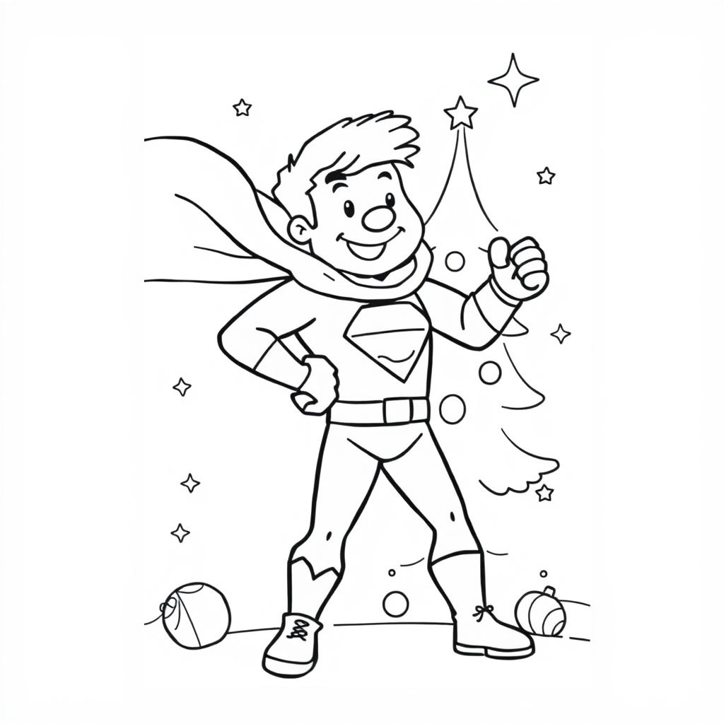 Tạo hình ảnh Giáng sinh của phim hoạt hình thập niên 80 Superted