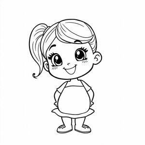 , Tiffany dễ thương với rốn dễ thương và đuôi ngựa