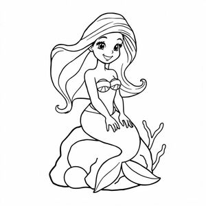 I want you to make me a page with a mermaid 