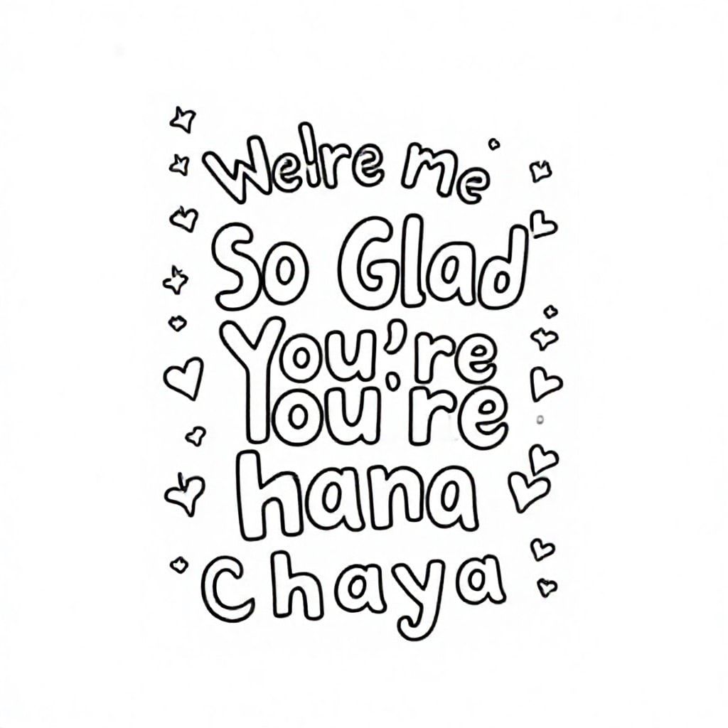 A welcome home sign that says "We're So Glad You're Home Chaya"