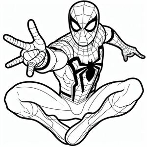 Spiderman coloring pages