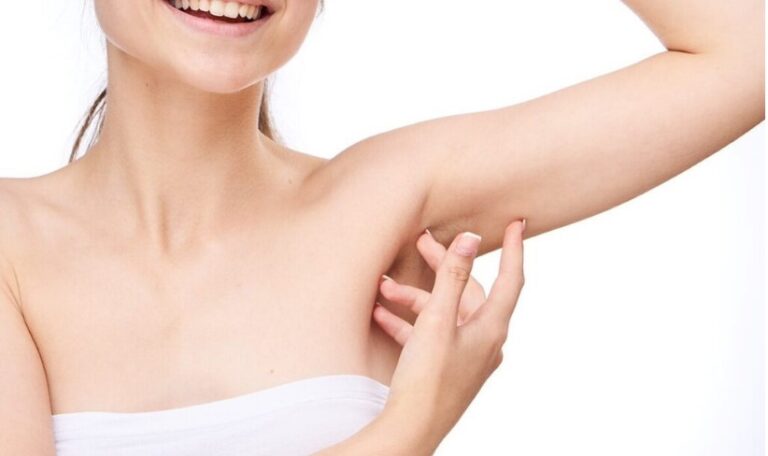 How to whiten armpits