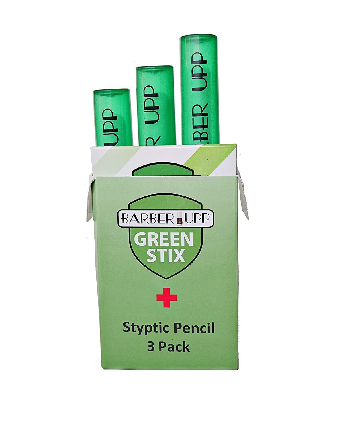 BarberUpp Green Stix Styptic Pencil Set