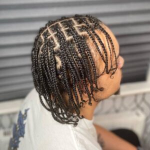 Clean box braids