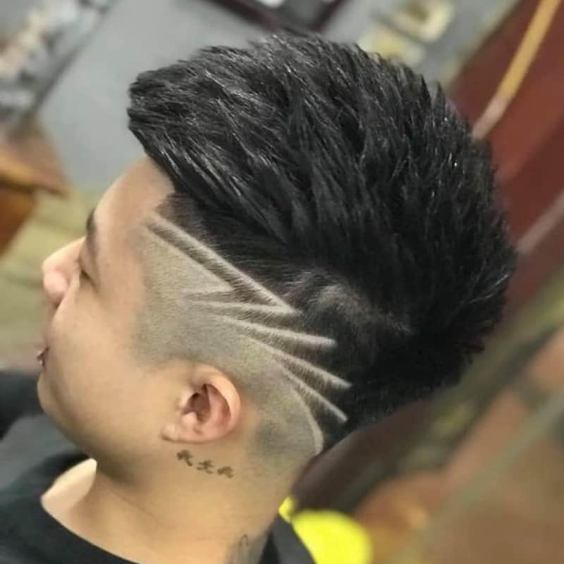 Stand Out with the EyeCatching Lightning Bolt Haircut