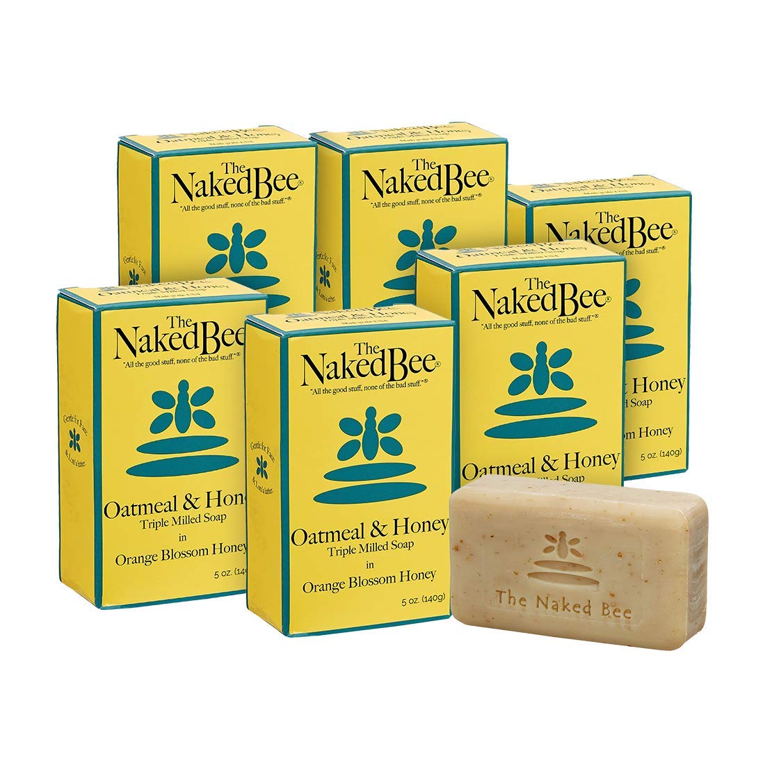 Naked Bar Soap Company Oatmeal Honey Bar Soap