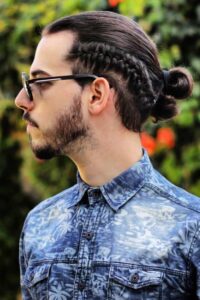 Side Cornrows for Men