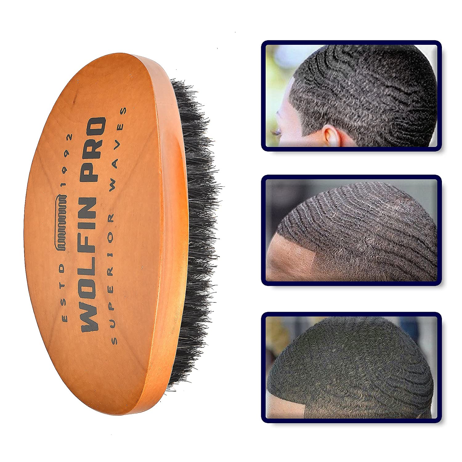 Wolfin Curved 360 Wave Brush