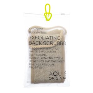 AQUIS Double-Sided Exfoliating & Cleansing Back Scrubber